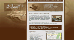 Desktop Screenshot of a-1coins.com